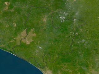 Bomi, Liberia. Low-res satellite. No legend