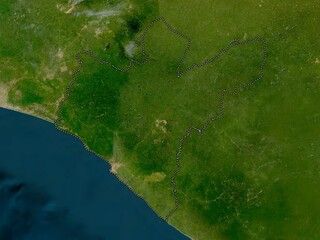 Grand Bassa, Liberia. Low-res satellite. No legend
