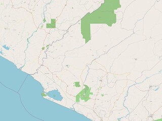 Grand Cape Mount, Liberia. OSM. No legend