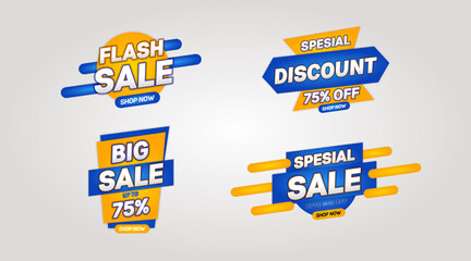 DISCOUNT SALES TEMPLATE VECTOR DESIGN