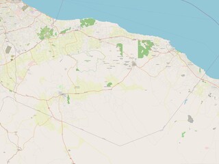 Al Marqab, Libya. OSM. No legend