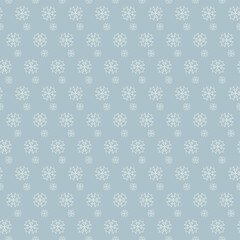 seamless background with snowflakes