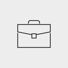 Briefcase vector icon illustration sign