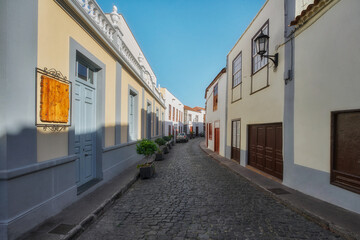 Garachico town, Tenerife, Canary Islands - a fragment of the architecture of this Urikle town