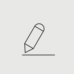 Pencil edit vector icon illustration sign