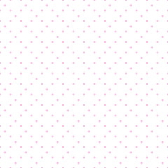 Hand drawn vector,  seamless pattern white polka dots on blue background.