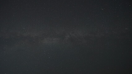 The dark night sky view with the milkyway as the background