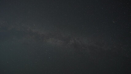 The dark night sky view with the milkyway as the background