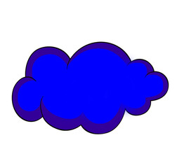 cloud icon on white wallpaper