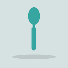 Spoon vector icon illustration sign