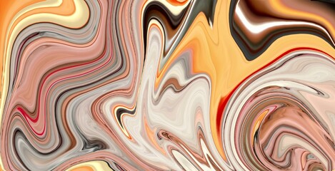 Mixed color marbling design wallpaper wave motion abstract
