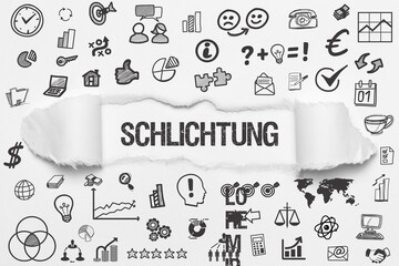 Schlichtung	