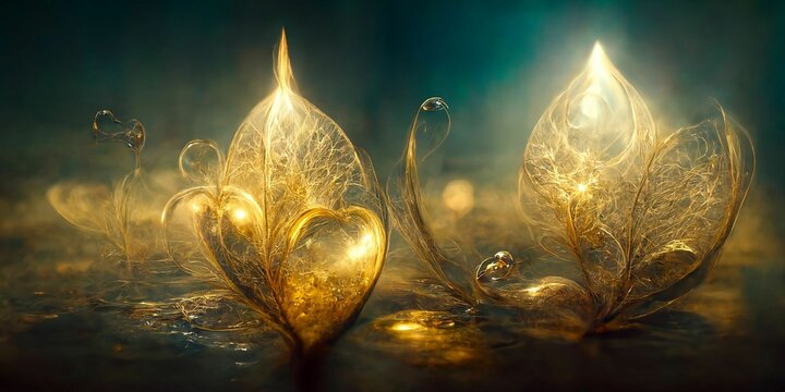 Golden love dreamlike connections to the quantum realm