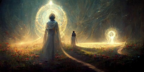 Destiny shining on the path of a soul