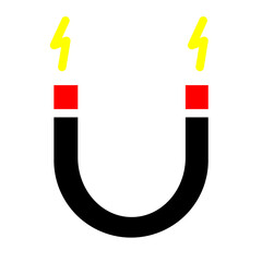 red horseshoe magnet