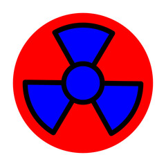 radiation warning sign