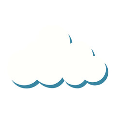 Abstract paper cloud