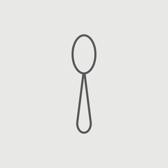 Spoon vector icon illustration sign