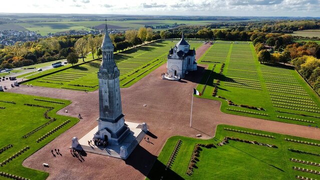 Drone Photo Notre Dame De Lorette Arras France