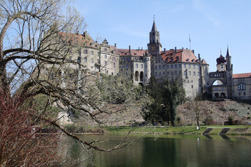 Panorama of Sigmaringen castle, Baden Wuerttemberg, Germany