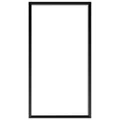Black picture frame design