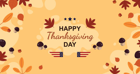 Thanksgiving day background.