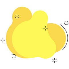 Liquid geometric element