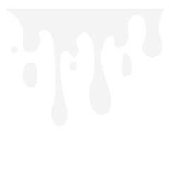 Creamy liquid or yoghurt cream melt splash flowing