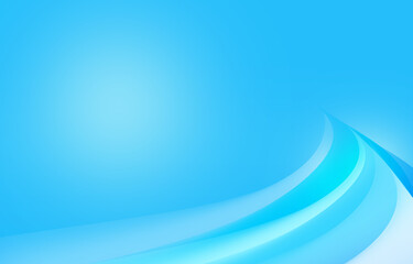 Abstract Soft light blue background with curve pattern graphics gradient color for illustration wallpaper banner website	