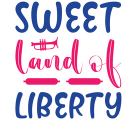 Sweet land of liberty, 4th of july SVG Bundle, 4th of july T-Shirt Bundle, 4th of july SVG, SVG