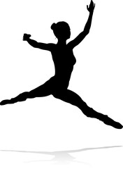 Ballet Dancer Silhouette © Christos Georghiou