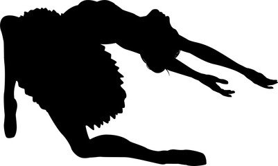 Ballet Dancer Dancing Silhouette © Christos Georghiou