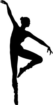 Dancing Ballet Dancer Silhouette