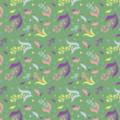 seamless pattern with flowers