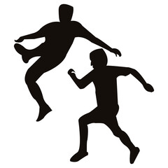 Sport People Silhouettes Vector Design