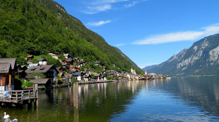 Fototapeta premium hallstatt, góry, alpy, austria, krajobraz
