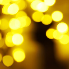 Obraz premium Holiday abstract red and yellow lights