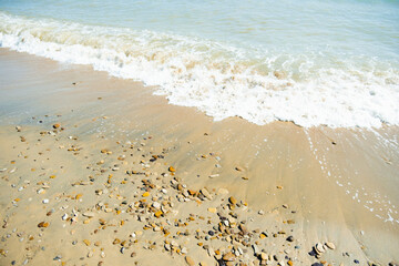 sea coast beach blue sea horizon