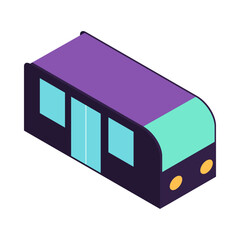 Isometric Train Carriage
