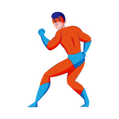 Superhero Flat Illustration