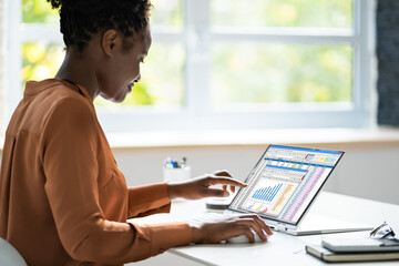 African American Office Employee Auditor