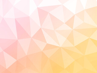 ピンク　グラデーション　ポリゴン 　ジオメトリック　背景