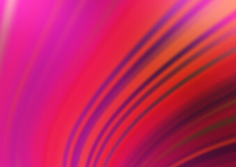 Light Pink vector blurred shine abstract template.