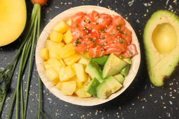 poke bowl saumon