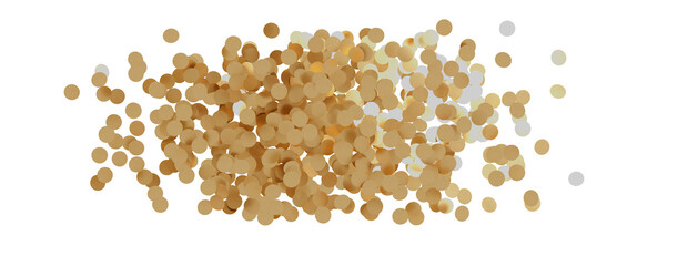 Gold Confetti Glitter Overlay