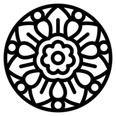 mandala icon art