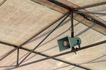 One sky speaker at indoor