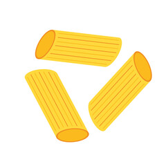 Penne noodle vector. Penne noodle. Macaroni.