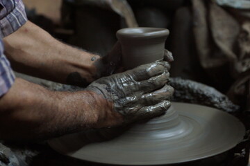 hands of a potter