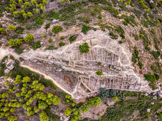 Iberian settlement of San Antonio, from the 5th century BC. Calaceite, Teruel, Spain.